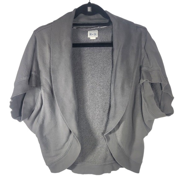 Converse Gray Cardigan Top, Size Medium - Picture 1 of 5